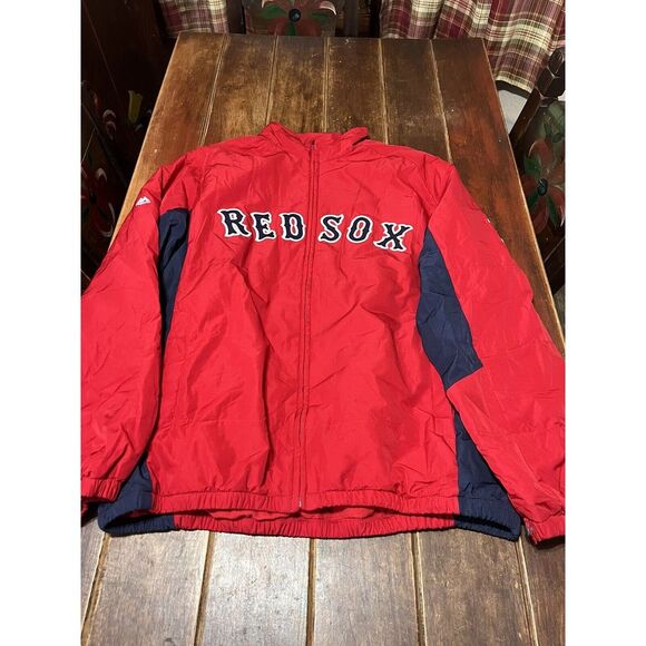 Majestic | Jackets & Coats | Boston Red Sox Jacket Mens Size Large Majestic Mlb Insulated Full 